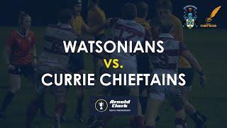 Watsonian FC vs. Currie Chieftains | Arnold Clark Men's Premiership | 7/2/2025