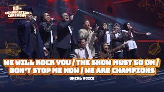 UniKL VOICE (UV) - WE WILL ROCK YOU + THE SHOW MUST GO ON + DON'T STOP ME NOW + WE ARE CHAMPIONS