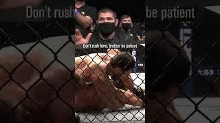 Coach Khabib Instructing Islam Makhachev to a Kimura Submission Win