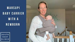 Marsupi Baby Carrier with a Newborn - Marsupi Breeze