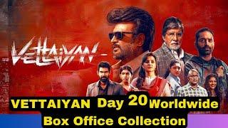 Rajinikanth VETTAIYAN Tamil Movie Day 20 Worldwide Box Office Collection Total 20 Days Earning