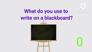 QUIZ! What do you use to write on a blackboard? #funny #quiz #best #chalk #blackboard #write