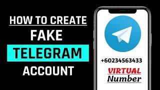 How to use Telegram without phone number 2024 | Fake telegram account