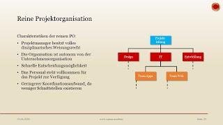 reine Projektorganisation - ‍ EINFACH ERKLÄRT ‍