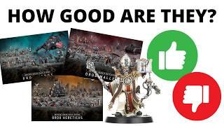 Imperial Agents Battleforces -  Good Deal or Not? Rating the Ordo Xenos, Hereticus + Malleus Boxes