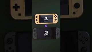 Nintendo Switch Lite vs Switch OLED Boot Up Test