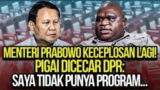 LIVE! MENTERI PRABOWO KECEPLOSAN LAGI! PIGAI DICECAR DPR: SAYA TIDAK PUNYA PROGRAM 100 HARI KERJA!