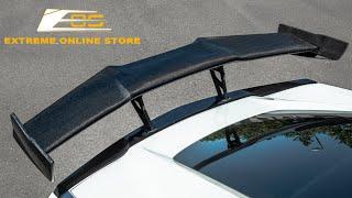 Extreme Online Store | Chevrolet Corvette C7 ZR1 ZTK Conversion Rear Spoiler High Wing Installation