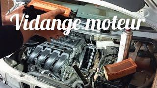 moteur D4F 1.2 16v. vidange moteur et remplacement des filtres, #twingo #clio #kangoo