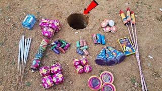 Diwali Crackers  Testing UNDERGROUND  || Cracker Experiment 2024