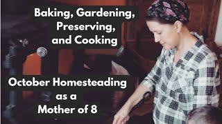 Large Family Homesteading ~ Bake, Garden, Preserve, & Cook with Me