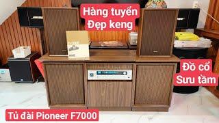 (Đã bán)Ông hoàng nhạc xưa, tủ đài Pioneer F7000 hàng tuyển đẹp keng, đồ cổ sưu tầm cao lh0967874679