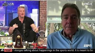 Nick Saban on targeting no-call in the Peach Bowl and Sugar Bowl postponement | The Pat McAfee Show