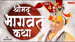 Live Day-4 || भागवत कथा || भागवत कृपा निकुंज वृन्दावन || 18/12/2024 Shri Rajendra Das Ji Maharaj