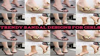 Trendy transparent ladies sandals and shoes new design collections |crystal heel sandal designs