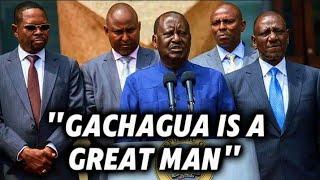 RAILA TO GACHAGUA AFTER IMPEACHMENT:"YOU STOOD FIRM