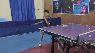 Table Tennis training for under 12. table tennis footwork.