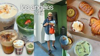 los angeles vlog | trying popular cafes and bakeries, malibu, korean food, shopping, OC restaurants