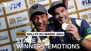 Stage 4 Winners' Emotions - Rallye du Maroc 2024 #W2RC