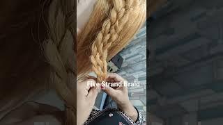Five Strand Braid Hairstyle | Hairstyle| Tutorial Hairstyle 