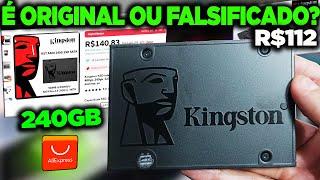 COMPREI SSD KINGSTON 240GB DO ALIEXPRESS, POR R$112 SERÁ QUE É FALSIFICADO? 2024