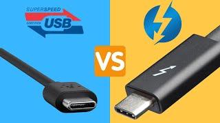 USB-C vs Thunderbolt 4 - The Differences Explained In Under 5 Minutes!