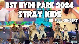 [4K] STRAY KIDS LONDON BST HYDE PARK - Full Concert Experience 2024