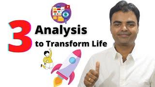 3 Analysis to Transform Life by 360 Degree by Ujjwal Kumar Sen