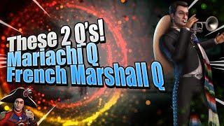 These Two Q's! | Mariachi Q & French Marshall Q in Star Trek Fleet Command | Value at Tier 1?