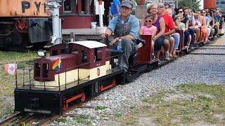 One of The Best Things to Do in Toronto with Kids is Riding Mini Train.