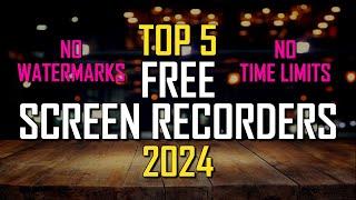 Top 5 Best FREE SCREEN RECORDING Software