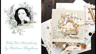 Baby Box Decorating Process by Martina Stoycheva