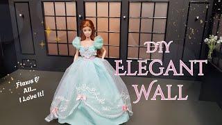 Easy Wainscoting & Window Straight Marking for DIY Miniatures for Barbie Dolls (1/6 Scale)