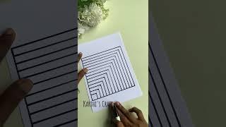 How to draw a 3D illusion Drawing #shortsfeed #shortsvideo #tutorialtamil #3dart