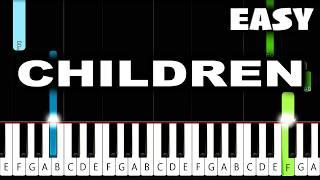 Robert Miles - Children - EASY Piano Tutorial