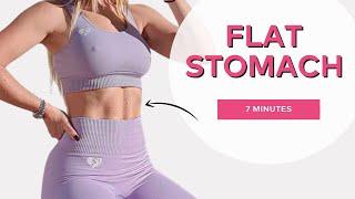 7 Min Flat Stomach Workout - Slow and Hard