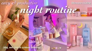 MY SELF CARE NIGHT ROUTINE  productive, relaxing & skincare