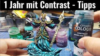 Miniaturen F&A - ein Jahr mit Contrast Paints - meine Tipps und Tricks