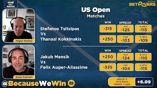 US Open Round 1 Predictions - Early Round Best Bets on Tsitsipas, Korda, Auger-Aliassime