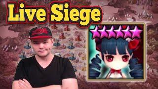 6 SIEGE HITS IN FIRST 8 MIN OF G3 SIEGE! Thanks To Nicki Offense! - Summoners War