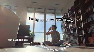 travel anxiety, cozy reads, & organizing my phone | VLOG