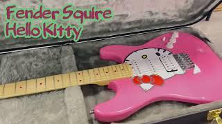 Fender Squire Hello Kitty REPLICA