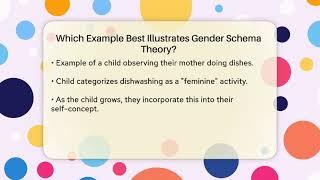 Which Example Best Illustrates Gender Schema Theory? - Gender Equality Network