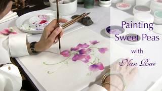 Painting Sweet Peas