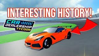 THIS CAR GOT INTERESTING HISTORY IN Car Dealership tycoon! | Mird CDT