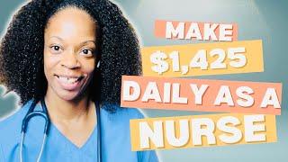 Registered Nurse| Day In The Life of A Home Health Nurse| How I Made $1425.00 In Less Than 8 Hours