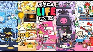 Hello Kitty and Friends Bedroom Design | New Days | Toca Life World