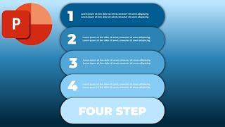 4 Steps Infographic Design | Free Template 