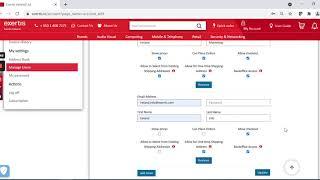 Exertis Website Guide - Managing User Accounts