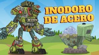 Un inodoro gigante - Dibujos animados sobre tanques